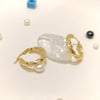 22mm Burgu Halka Küpe 14 Ayar Altın HD VİDEOLU