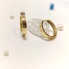 22mm Klasik Ray Halka Küpe 14 Ayar Altın HD VİDEOLU