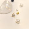 4.7mm TEKLİ Tek Taş Vidalı Küpe 14 Ayar Altın HD VİDEOLU