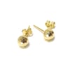 6mm Dövme Top Küpe 14 Ayar Altın
