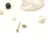 TEKLİ 3.3mm Nokta Top Vidalı Küpe 14 Ayar Altın HD VİDEOLU