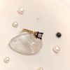 0,18ct Elmas Taşlı Efekli Tek Taş Set Takım 8 Ayar Altın HD Vİdeolu