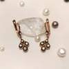 0,82ct Elmas Taşlı Damla Set Takım 8 Ayar Altın HD Vİdeolu