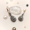 1.12ct Elmas Taşlı Sallanan Damla Küpe 8 Ayar Altın  HD VİDEOLU
