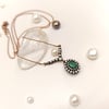 1,68ct Zümrüt ve 1,20ct Elmas Taşlı Oval Set Takım 8 Ayar Altın HD Vİdeolu