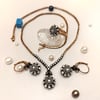 2,95ct Elmas Taşlı Gül Modeli Set Takım 8 Ayar Altın HD Vİdeolu