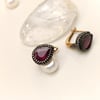 3.00ct Yakut ve 0.22ct Elmas Taşlı Küpe 8 Ayar Altın  HD VİDEOLU