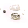 0.17ct G Color Pırlanta Beş Taş Yüzük 8 Ayar Altın HD VİDEOLU