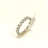 0.42ct F Color Pırlanta Yarım Tur Yüzük 14 Ayar Altın 4K VİDEOLU
