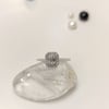 0.14ct G Badem Tırnaklı Tek Taş Pırlanta Yüzük 14 Ayar Altın HD VİDEOLU