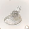 0.35ct F Color Baget Taşlı Pırlanta Yüzük 14 Ayar Altın HD VİDEOLU
