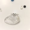 0.34ct G Badem Tırnaklı Tek Taş Pırlanta Yüzük 14 Ayar Altın HD VİDEOLU