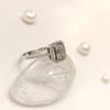 0.30ct Baget Pırlanta Taşlı Yüzük 8 Ayar Altın HD VİDEOLU