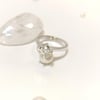 0.45ct G Color Badem Tırnaklı Tek Taş Pırlanta Yüzük 14 Ayar Altın HD VİDEOLU
