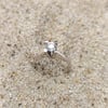 0.50ct G Doğal Pırlanta Tek Taş Yüzük 14 Ayar Altın HD VİDEOLU