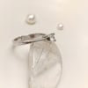 0.16ct F Color Tek Taş Pırlanta Yüzük 14 Ayar Altın HD VİDEOLU