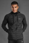 Aktive Gym Fermuarlı Hoodie Sweat-Siyah