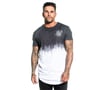 Altı Kavisli Çift Renk T-Shirt Siyah-Beyaz