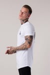 Arkası Forgive Baskılı  T Shirt Beyaz