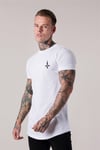 Arkası Forgive Baskılı  T Shirt Beyaz