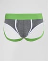 Asos Design Arkası Açık JockStrap İç Çamasırı Gri-Yeşil