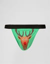 Asos Design Cristmas TAnga  JockStrap İç Çamasırı Yeşil