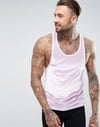 Asos Nano Soft Kumaş Sırtı Açık  Atlet Lila