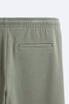 Basic İpli Jogger Pantolon-Haki