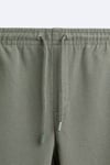 Basic İpli Jogger Pantolon-Haki