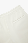 Basic İpli Jogger Pantolon-Kirli Beyaz