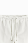 Basic İpli Jogger Pantolon-Kirli Beyaz
