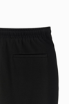 Basic İpli Jogger Pantolon-Siyah