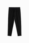 Basic İpli Jogger Pantolon-Siyah