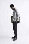 Basic İpli Jogger Pantolon-Siyah