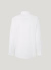 Basic likralı Gömlek-Beyaz