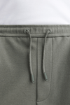 Basic Soft Kumaş İpli Jogger  Şort-Haki