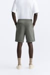 Basic Soft Kumaş İpli Jogger  Şort-Haki