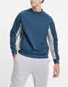 Bis Yaka Poly Sport  Sweat Mavi