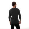 Bisiklet Yaka  Long Triko Sweat Gri