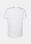 Biyesi Yazılı Logolu  T shirt Beyaz
