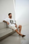BOHEM VİSKON TSHİRT-Beyaz