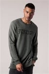 Boya Baskılı Long Sweat Siyah