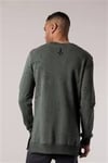Boya Baskılı Long Sweat Siyah