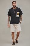Carpet Etnik T-shirt-Siyah