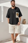 Carpet Etnik T-shirt-Siyah
