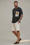 Carpet Etnik T-shirt-Siyah