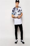Çift Renk Mambo T-Shirt Beyaz-Mavi