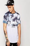 Çift Renk Mambo T-Shirt Beyaz-Mavi