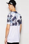Çift Renk Mambo T-Shirt Beyaz-Mavi
