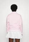 Çok Renkli Oversize Crew Sweat Pembe